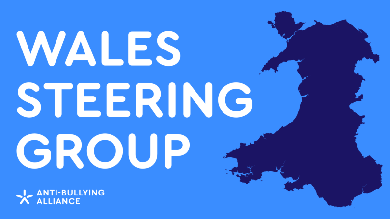 'Wales Steering Group' with Wales map